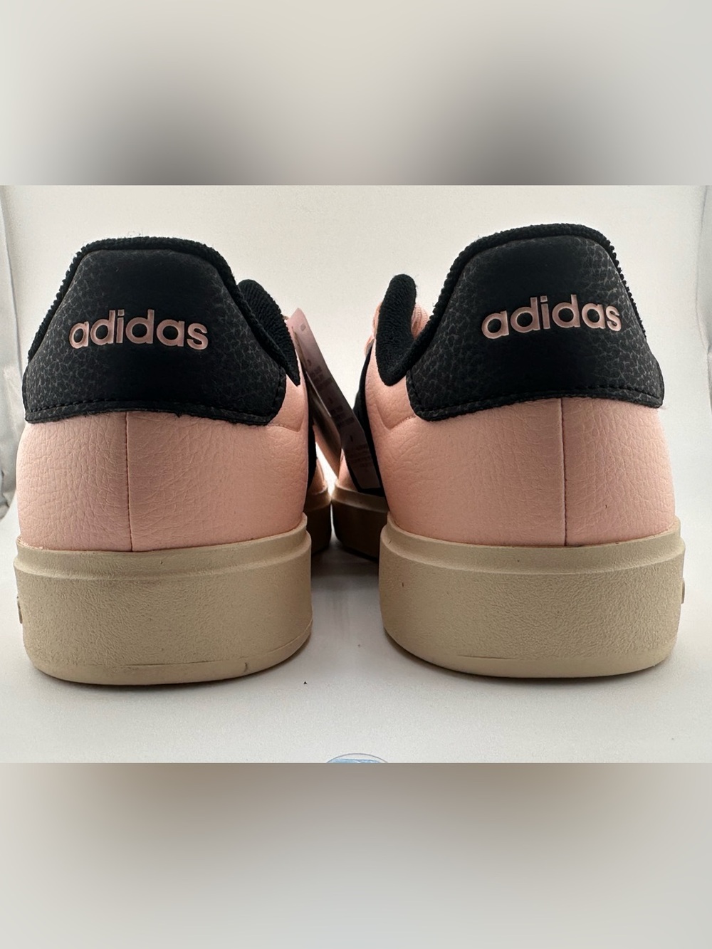 adidas Pink and Black Street Talk Shell-Toe Sneakers - Picture 6 of 7